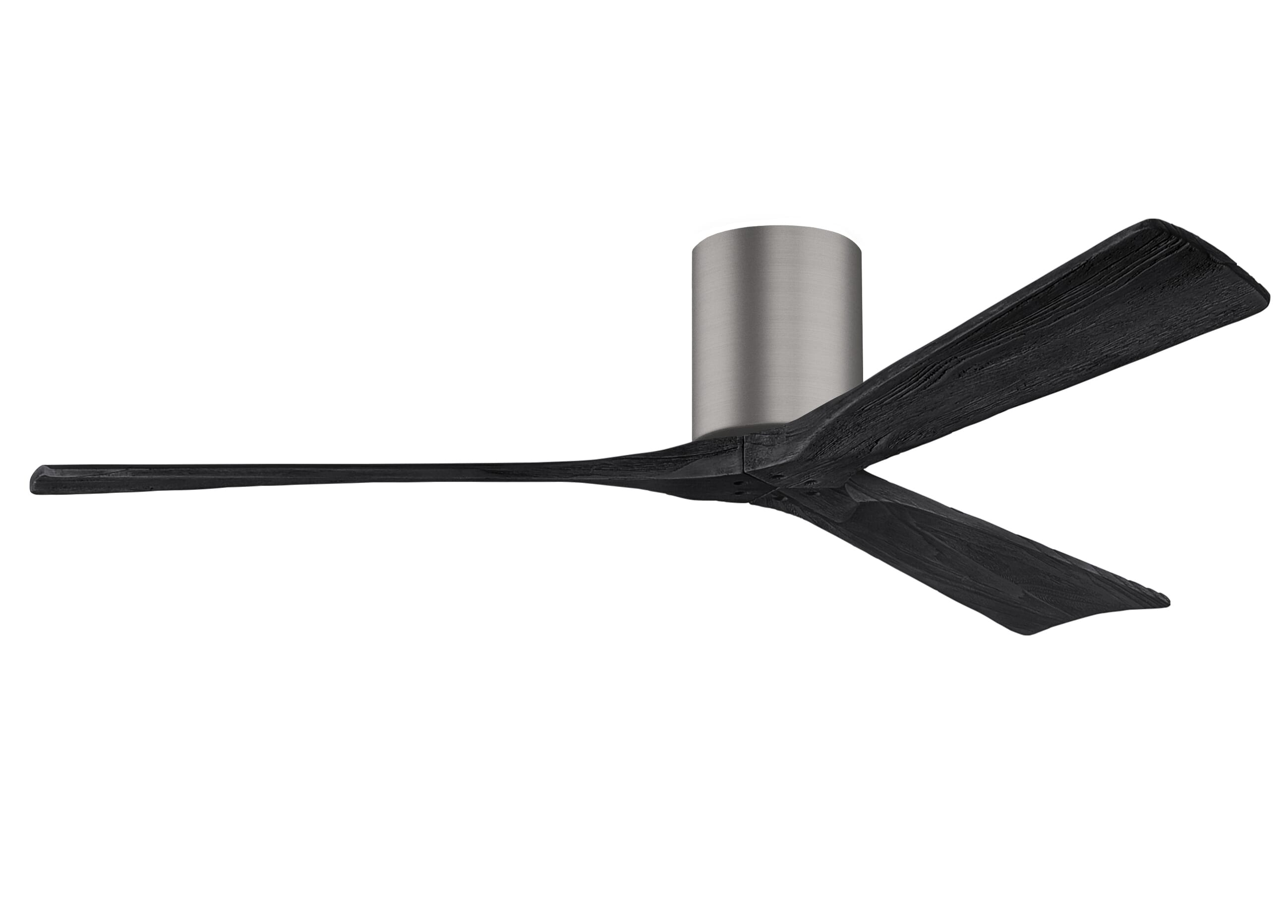 Irene 6-Speed " Ceiling Fan in Brushed Pewter with Matte Black blade