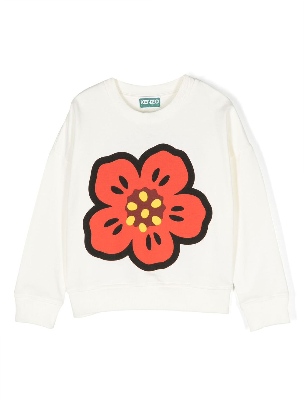 Boke Flower cotton sweatshirt - Neutrals