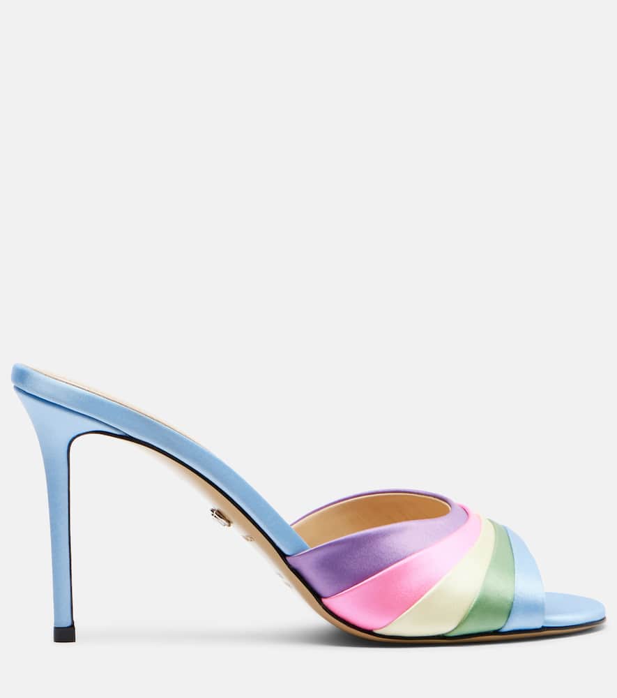 Gradient 95 satin mules