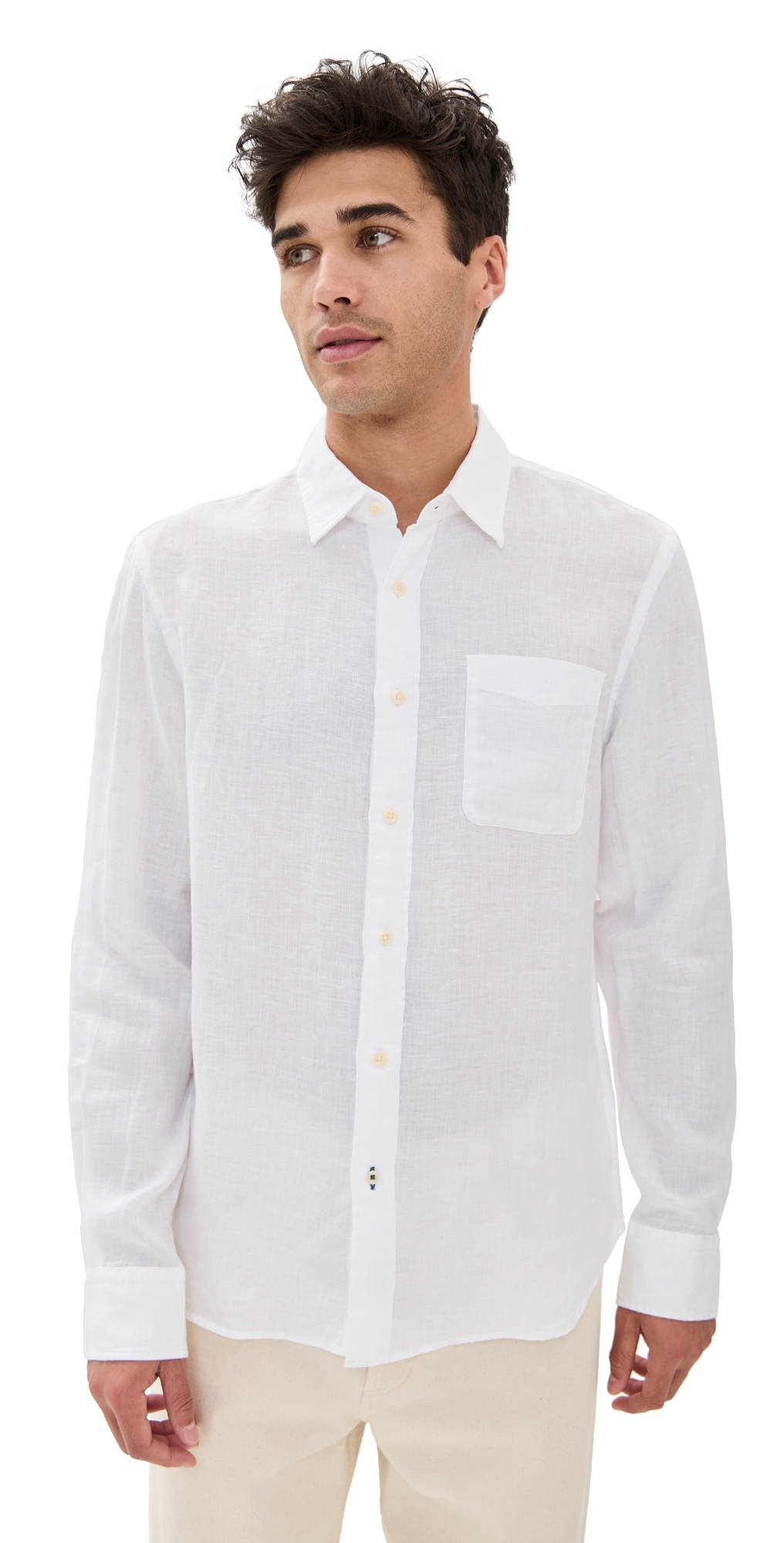 Linen Laguna Shirt White