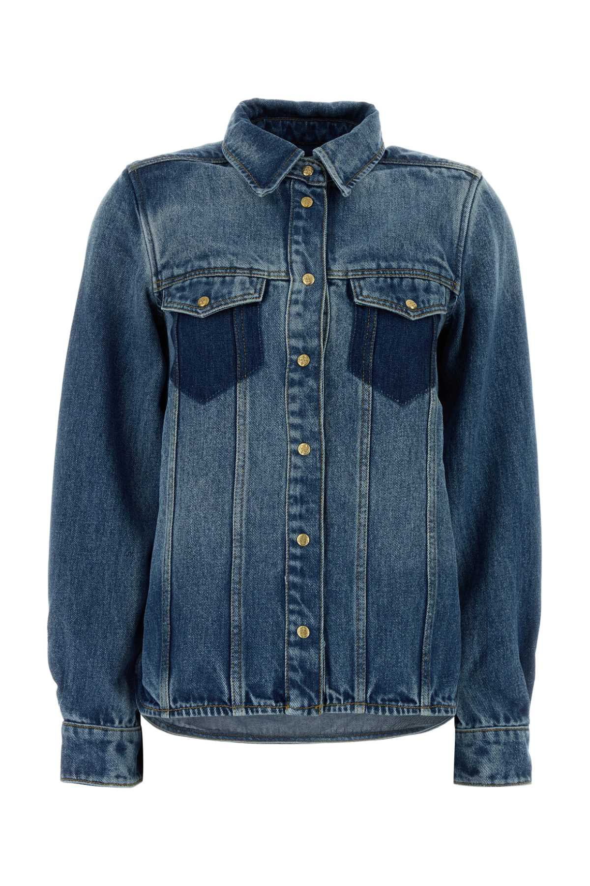 Weight Denim Shirt — Blue