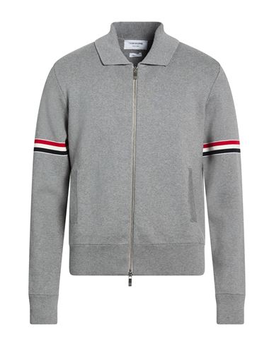 Man Cardigan Grey Size 0 Cotton, Polyamide, Elastane