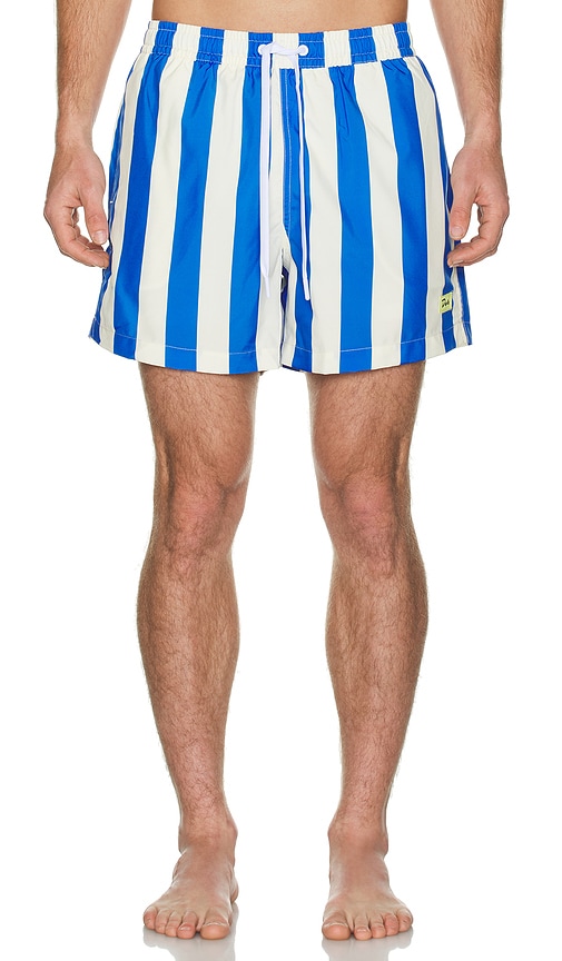 Duvin Design Traveler Swim Short in Blue. - XL/1X also in L