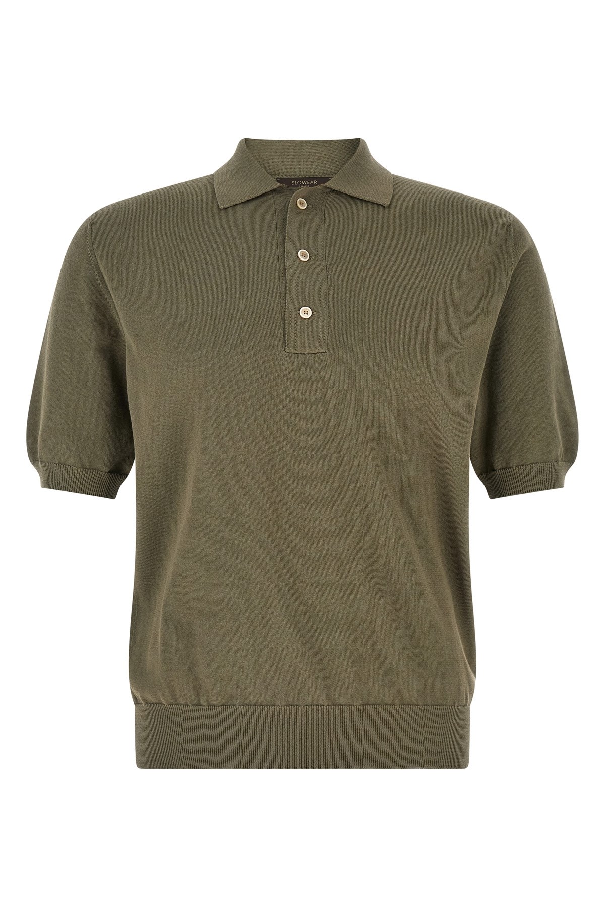 Cotton Knit Polo Shirt