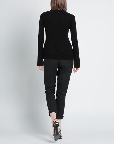 N. o.w. Andrea Rosati Cashmere Woman Turtleneck Black Size L Cashmere, Wool, Viscose, Nylon