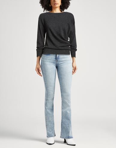 Woman Sweater Charcoal Size 10 Wool, Cashmere