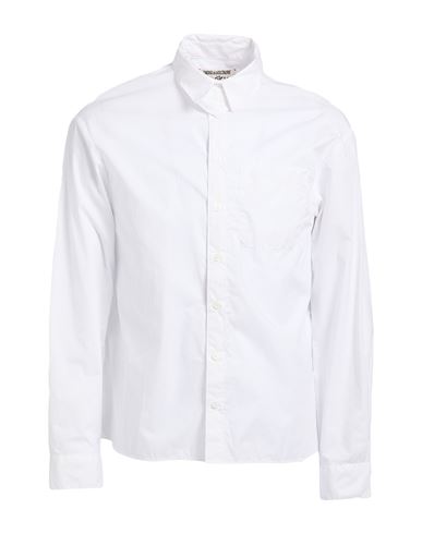 Man Shirt White Size L Cotton