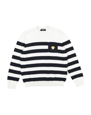Kid Boy Sweater White Size 10 Cotton, Viscose, Polyester