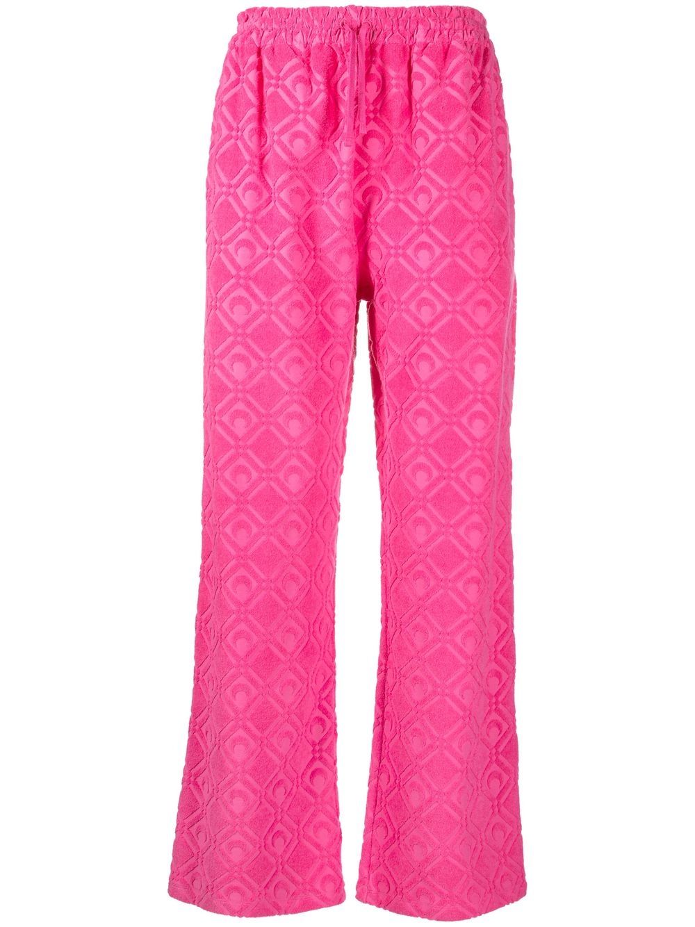 Moon jacquard track pants - Pink