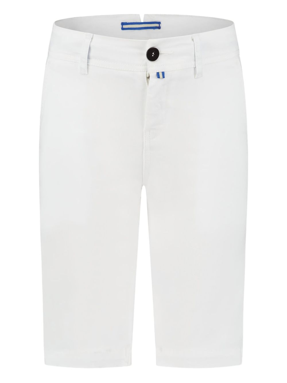 Button-fastening shorts - White