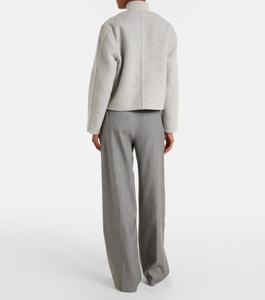 Wool-blend jacket