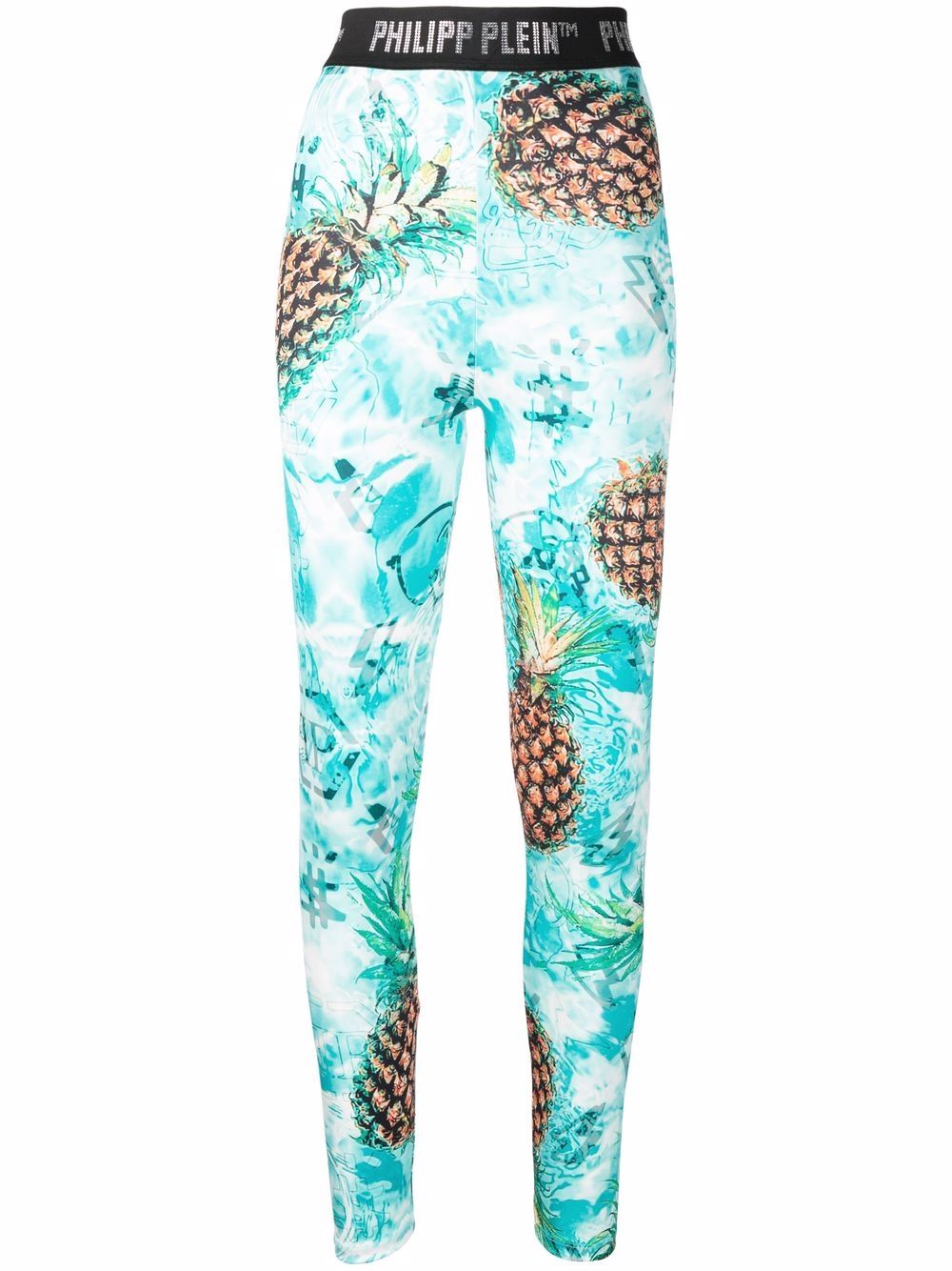 Pineapple skied leggings - Green