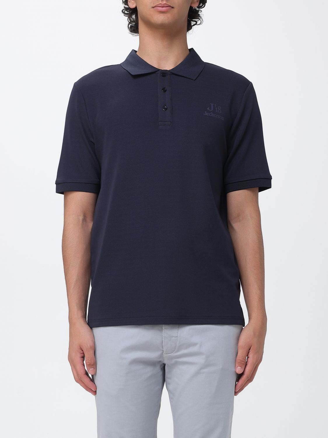 Polo Shirt Men color Blue