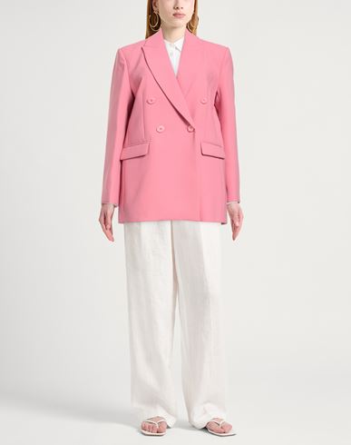 Woman Blazer Pink Size 4 Polyester