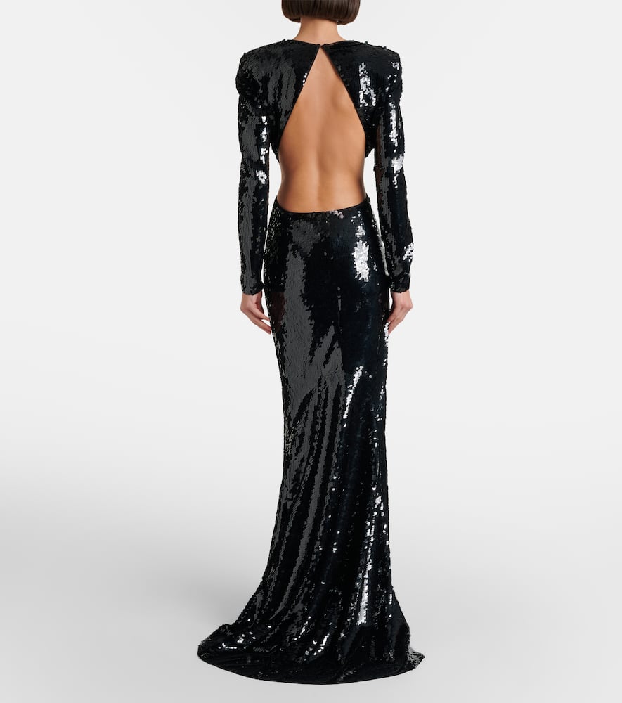 Sequined gown