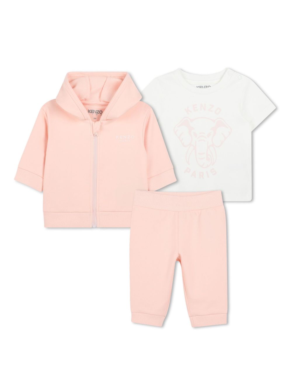 Kenzo Kids 키즈 logo-print tracksuit set - Pink K60868