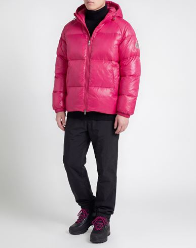 Man Puffer Fuchsia Size XS Recycled polyamide