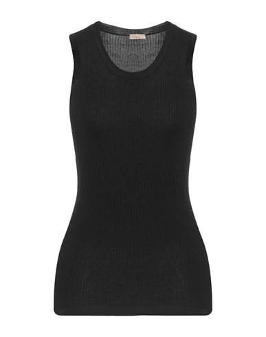 Hira Woman Tank top Black Size 8 Viscose, Polyester