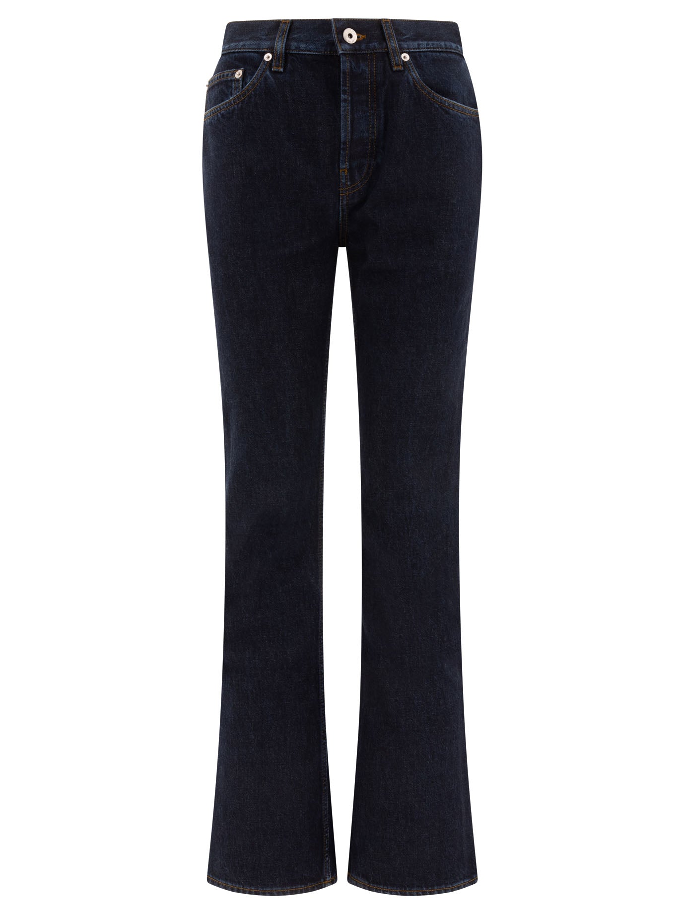 Logo Patch Flared-leg Jeans