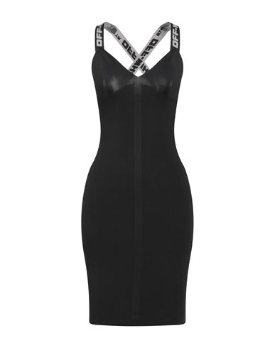 Off-white Woman Mini dress Steel grey