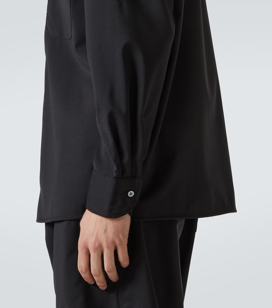 Wool overshirt