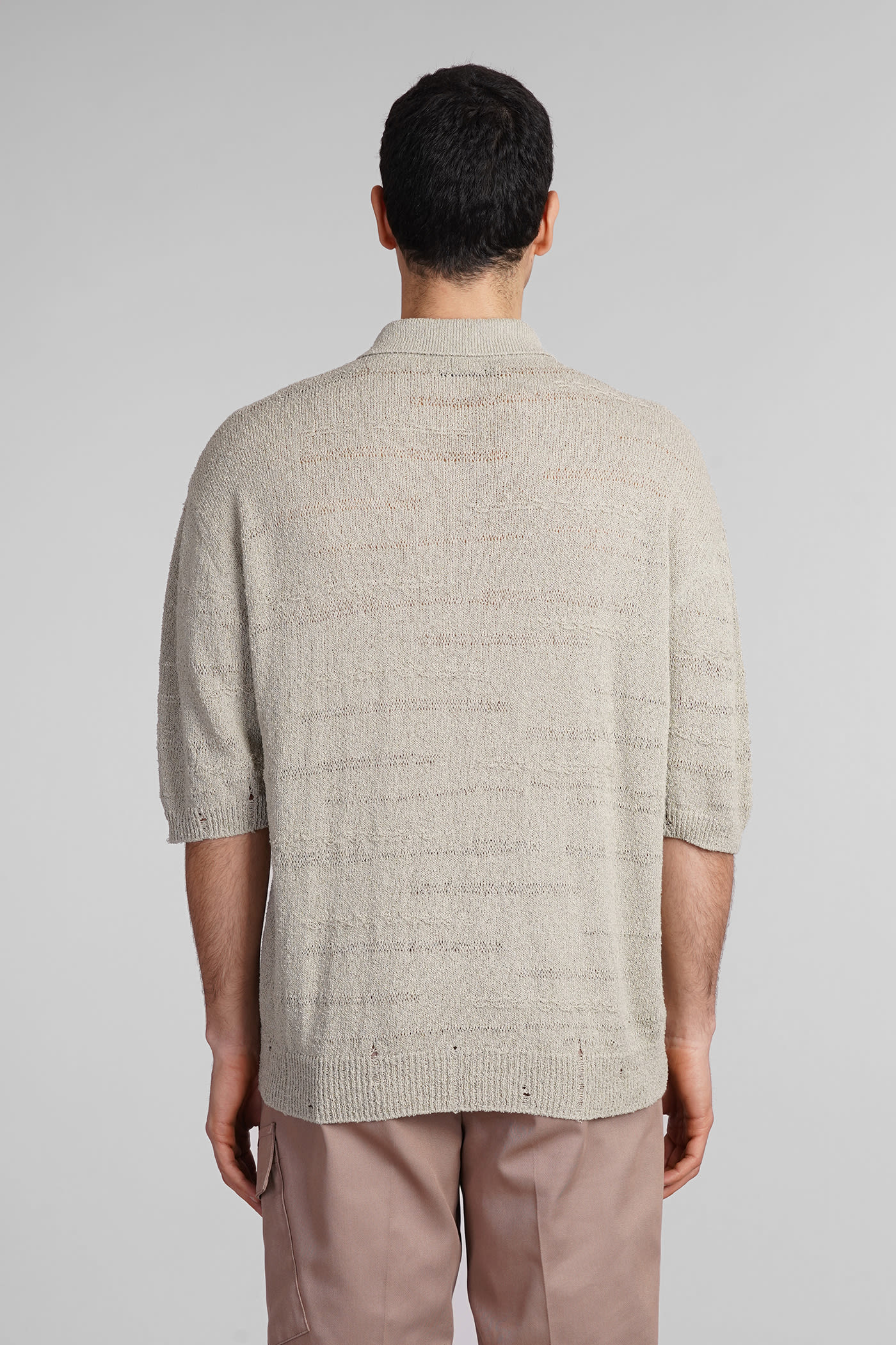 Adam Vest In Green Cotton