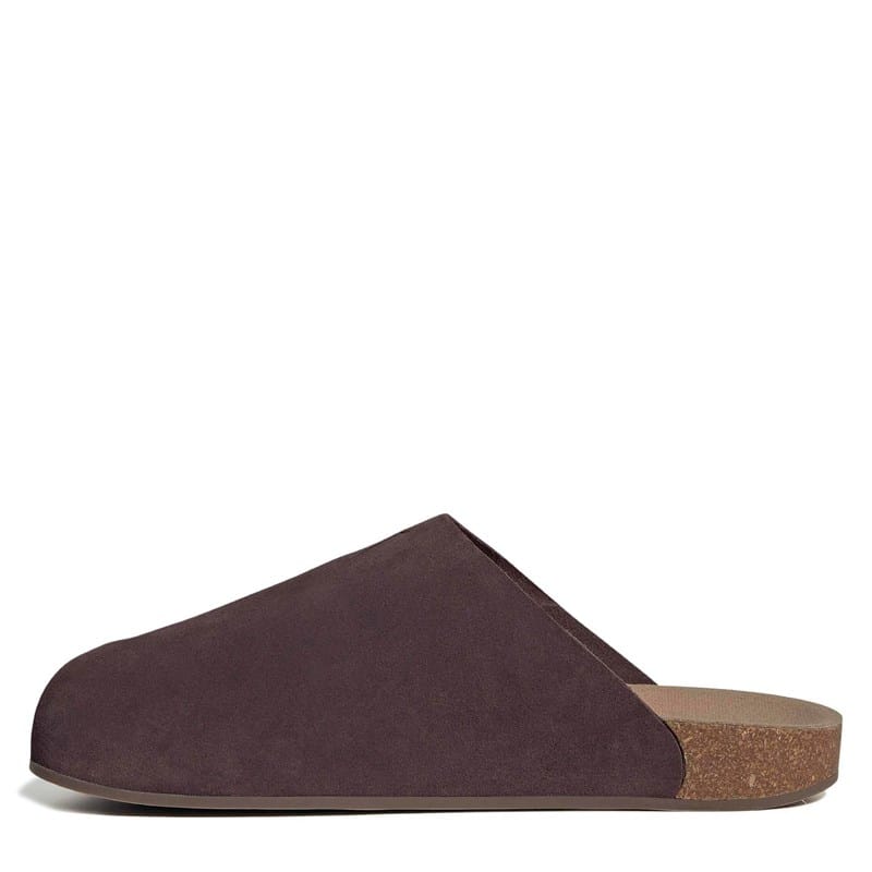 Women's Spw Mule Clog Shoes (Dark Brown)