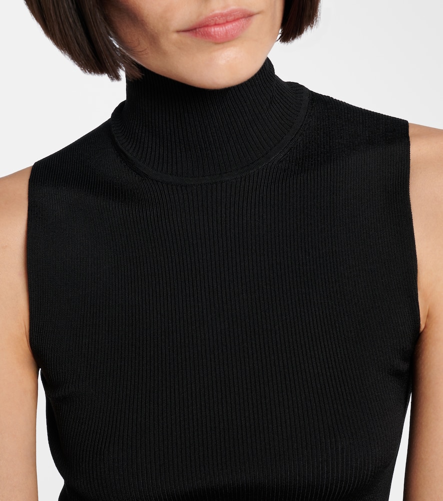 Benita ribbed-knit turtleneck top