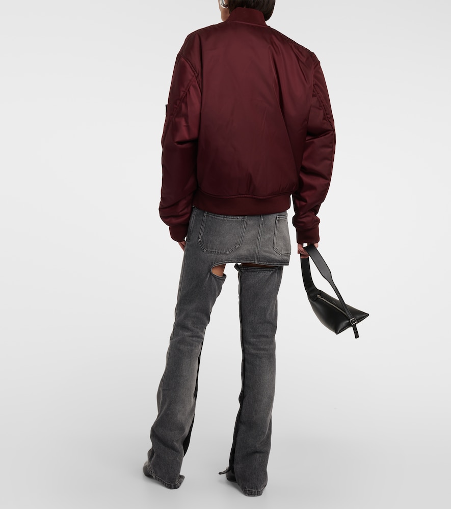 Logo bomber jacket