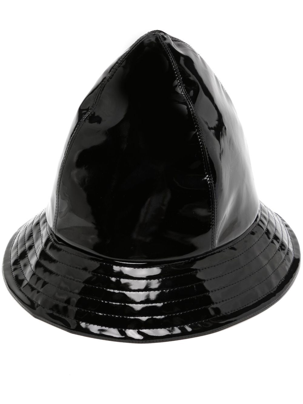 High-top bucket hat - Black