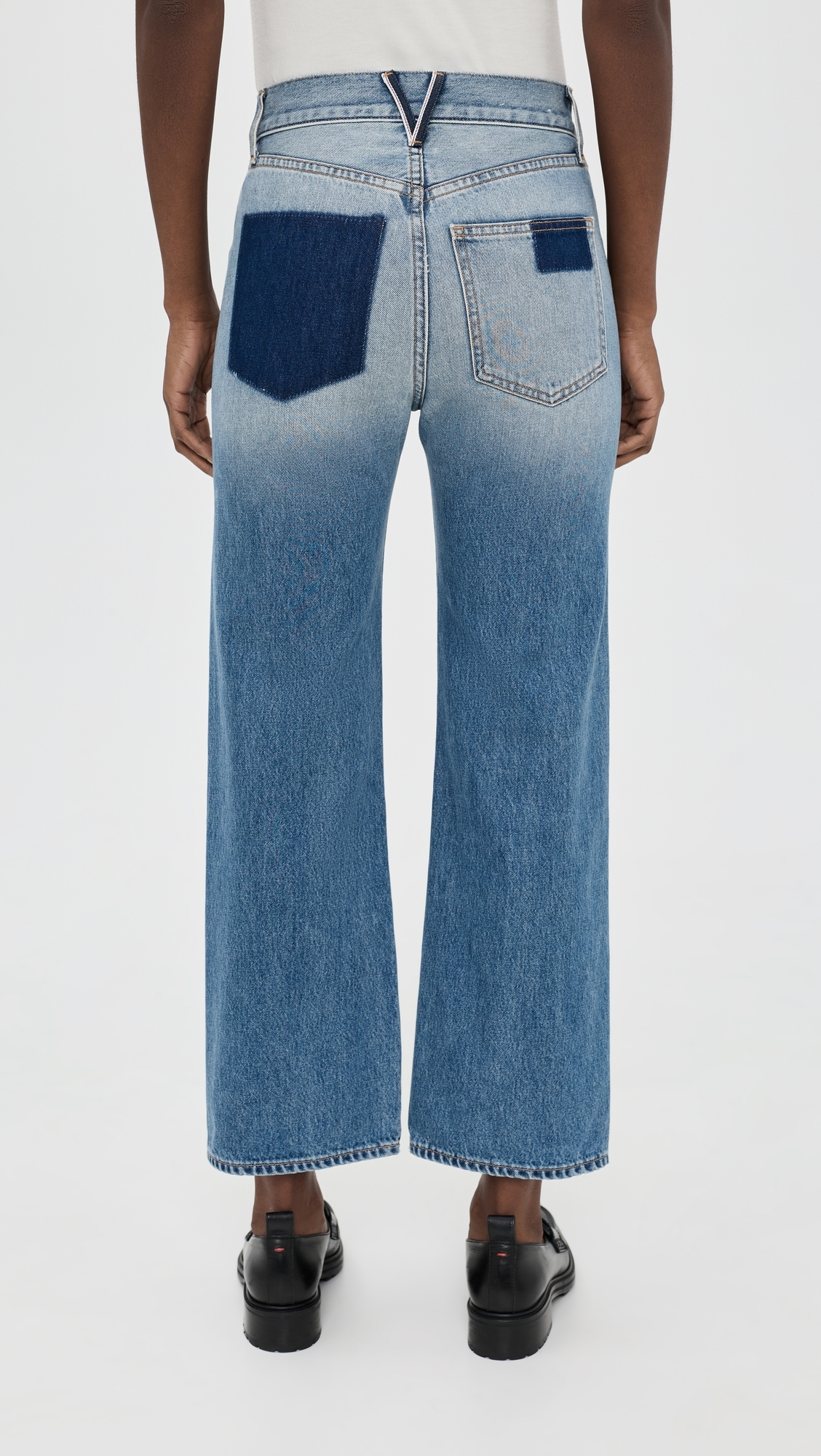 Dylan Ankle High Rise Straight Jeans Time Lapse