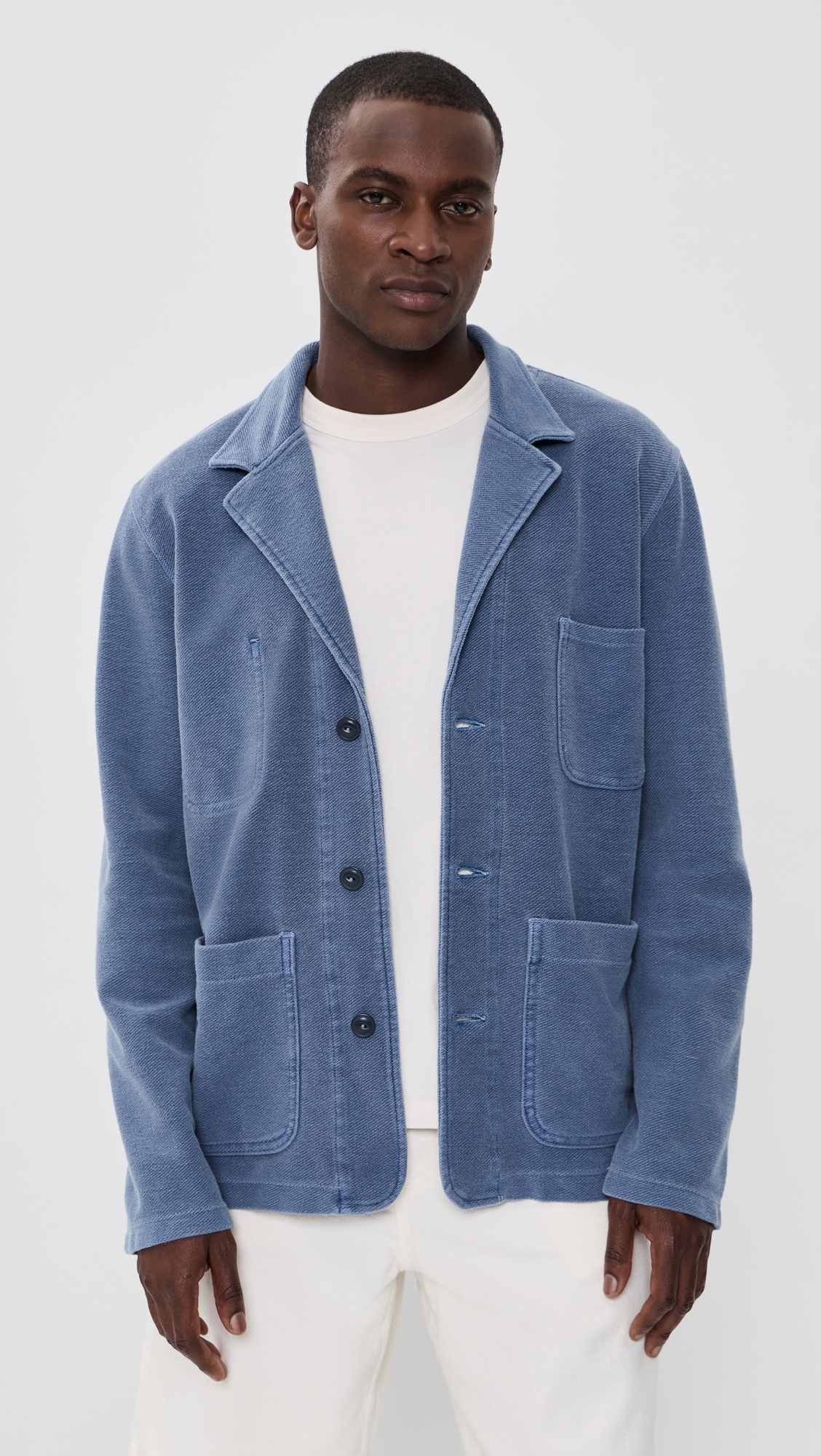 American Twill Terry Blazer Union Blue