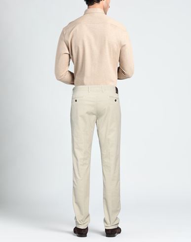 Man Pants Light green Size 40 Cotton, Elastane