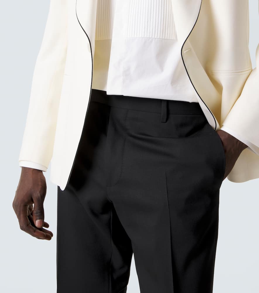 Wool tuxedo pants