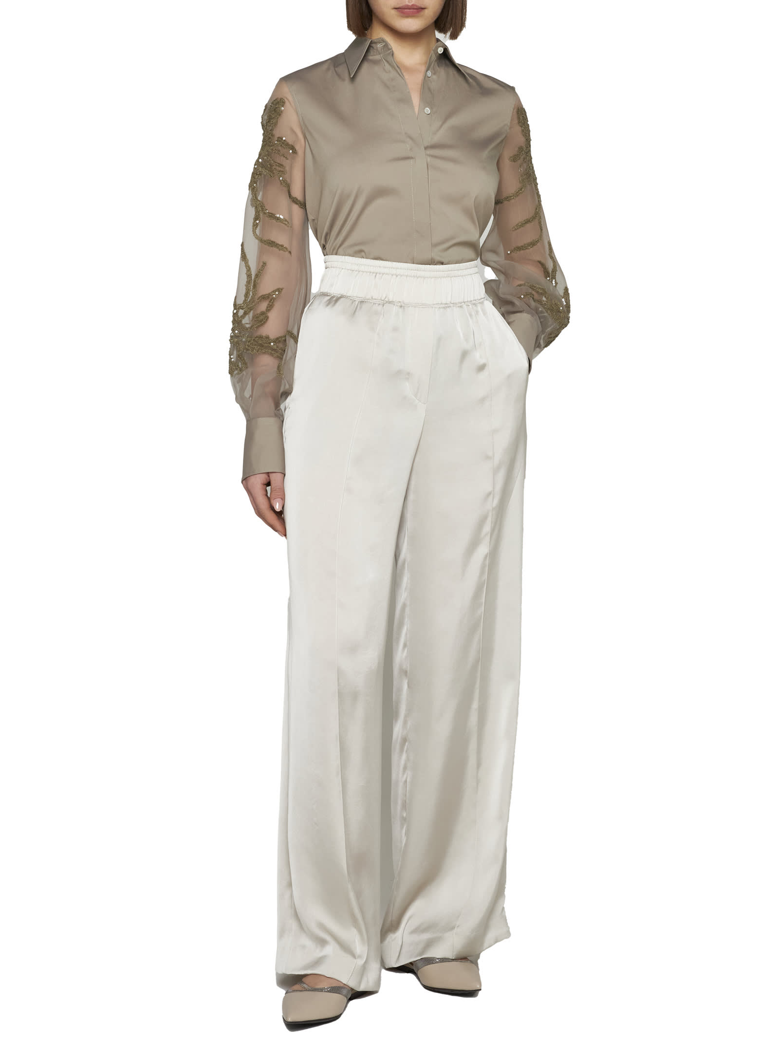 Soft Techno Satin Pyjama Trousers
