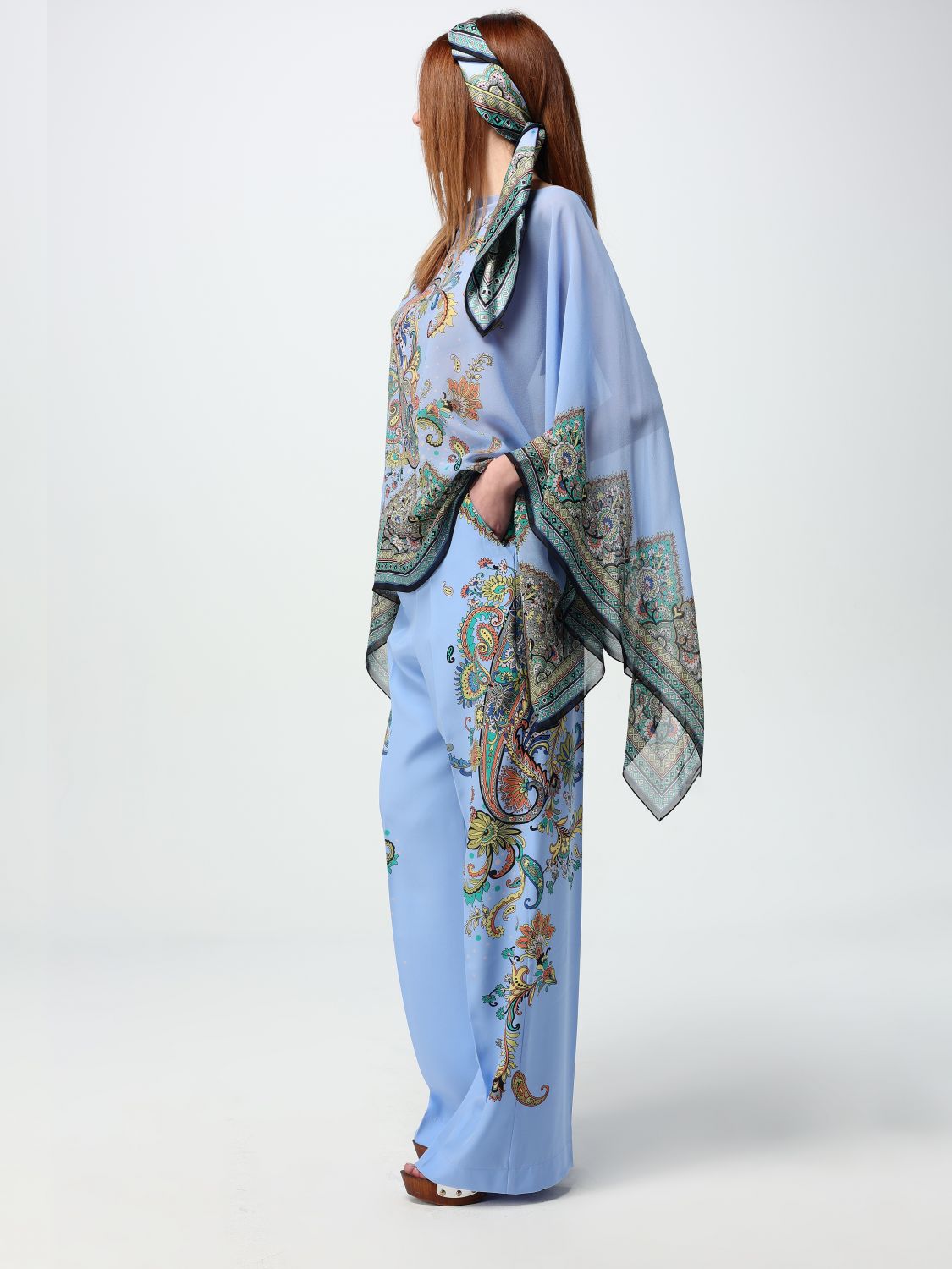 Paisley tunic - Blue