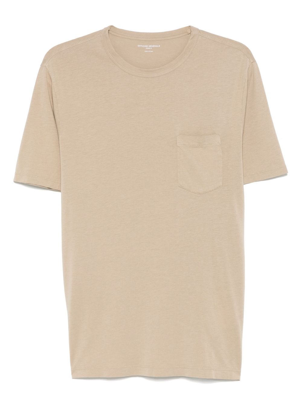 Crew-neck T-shirt - Brown