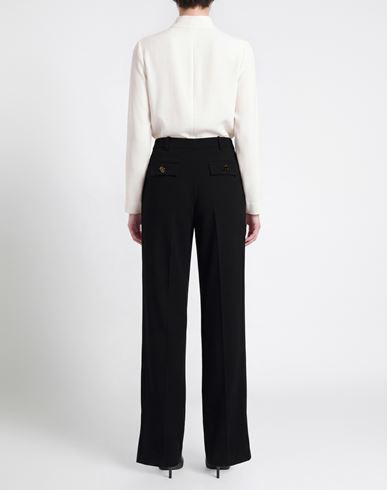 Woman Pants Black Size 10 Polyester, Elastane