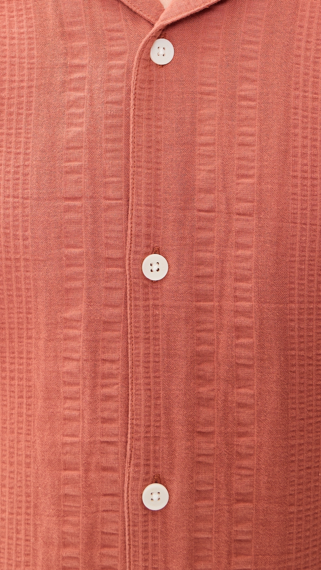 Double Weave Didcot Shirt Rust