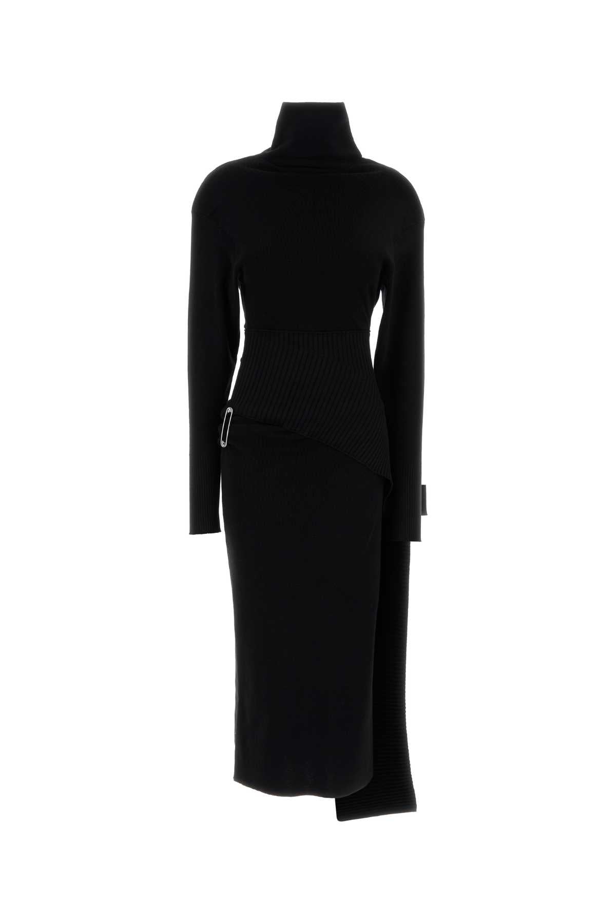 Midi Dress — Black