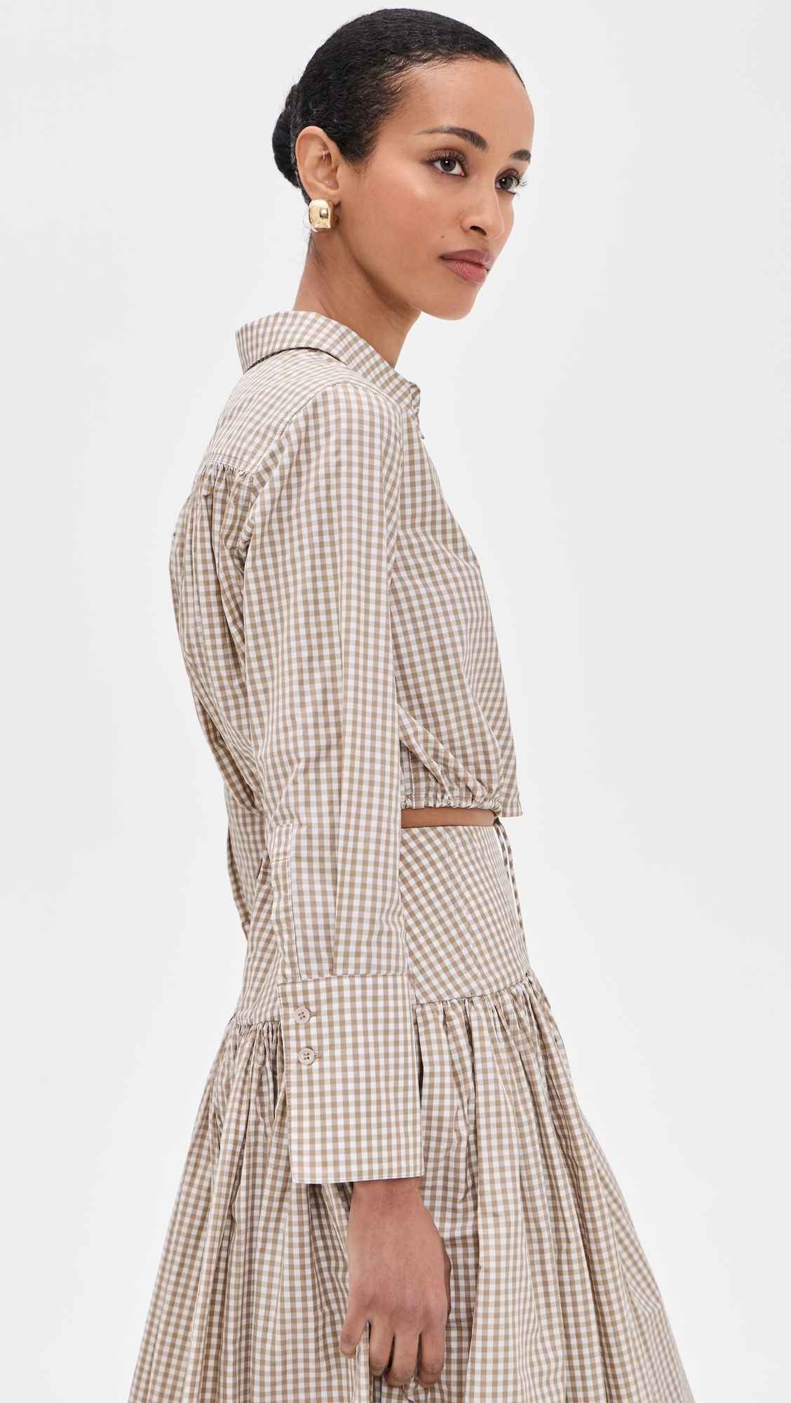 Mazi Top Tan/White