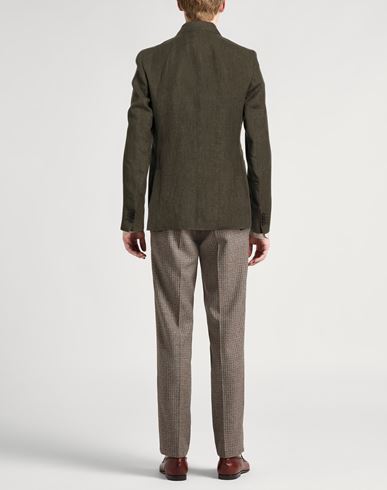 Brian Dales Man Blazer Military green Size 36 Linen