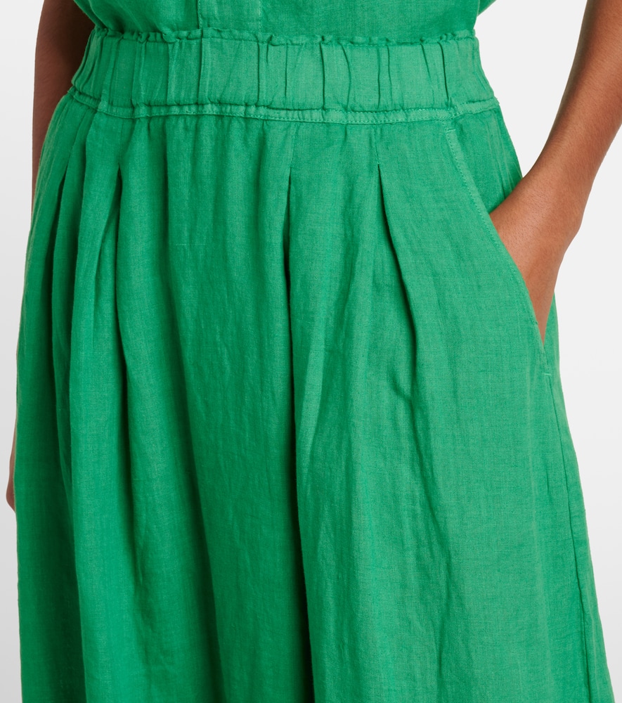Linda linen maxi skirt