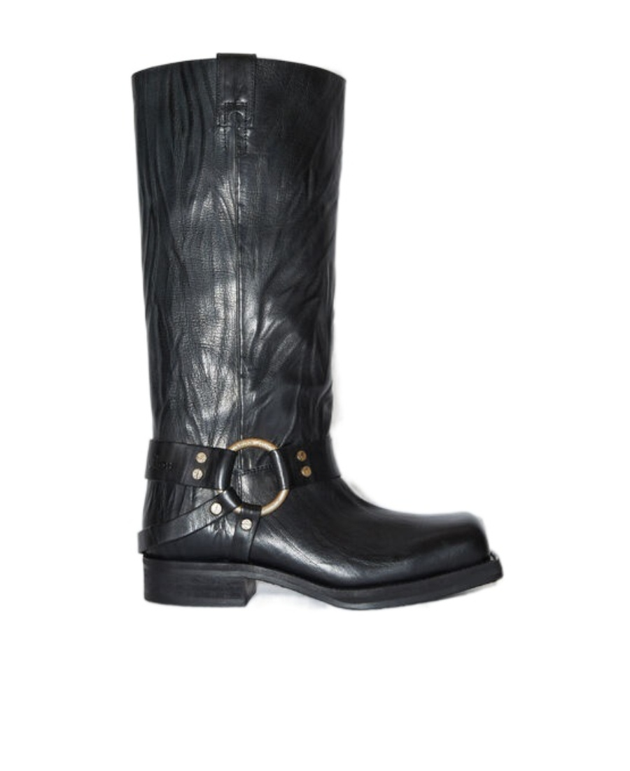 30mm knee-high leather boots