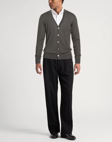 Modern Man Cardigan Charcoal Size 38 Super 140s Wool
