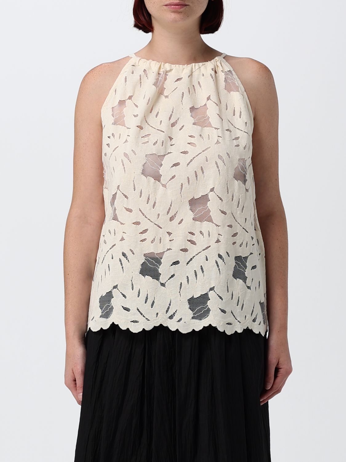 Top Woman color Ivory