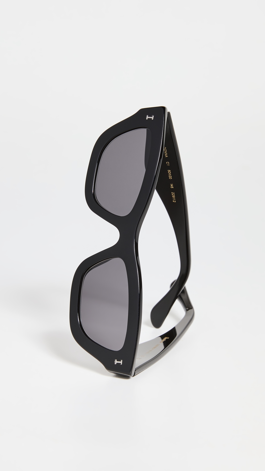 Donna Black Sunglasses Black One Size