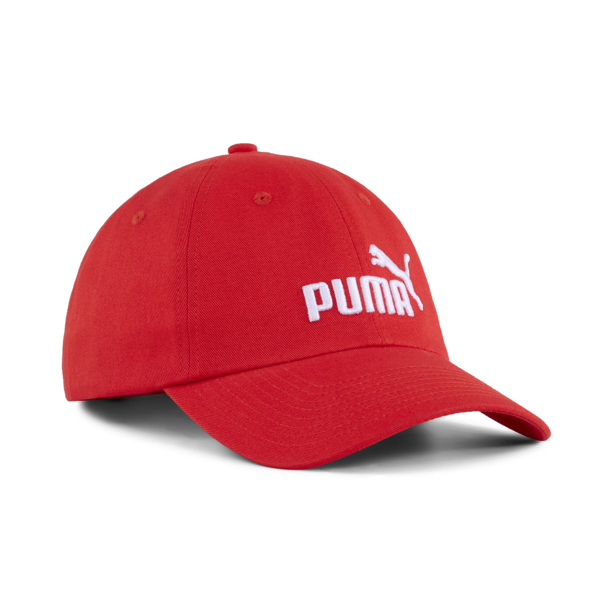 PUMA ESS No.1 Logo Baseball Cap, Accessoires, Rot, OSFA