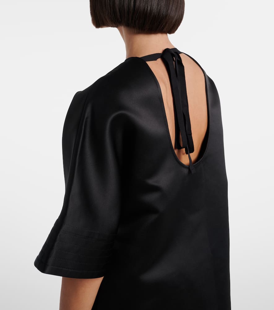 Open-back minidress