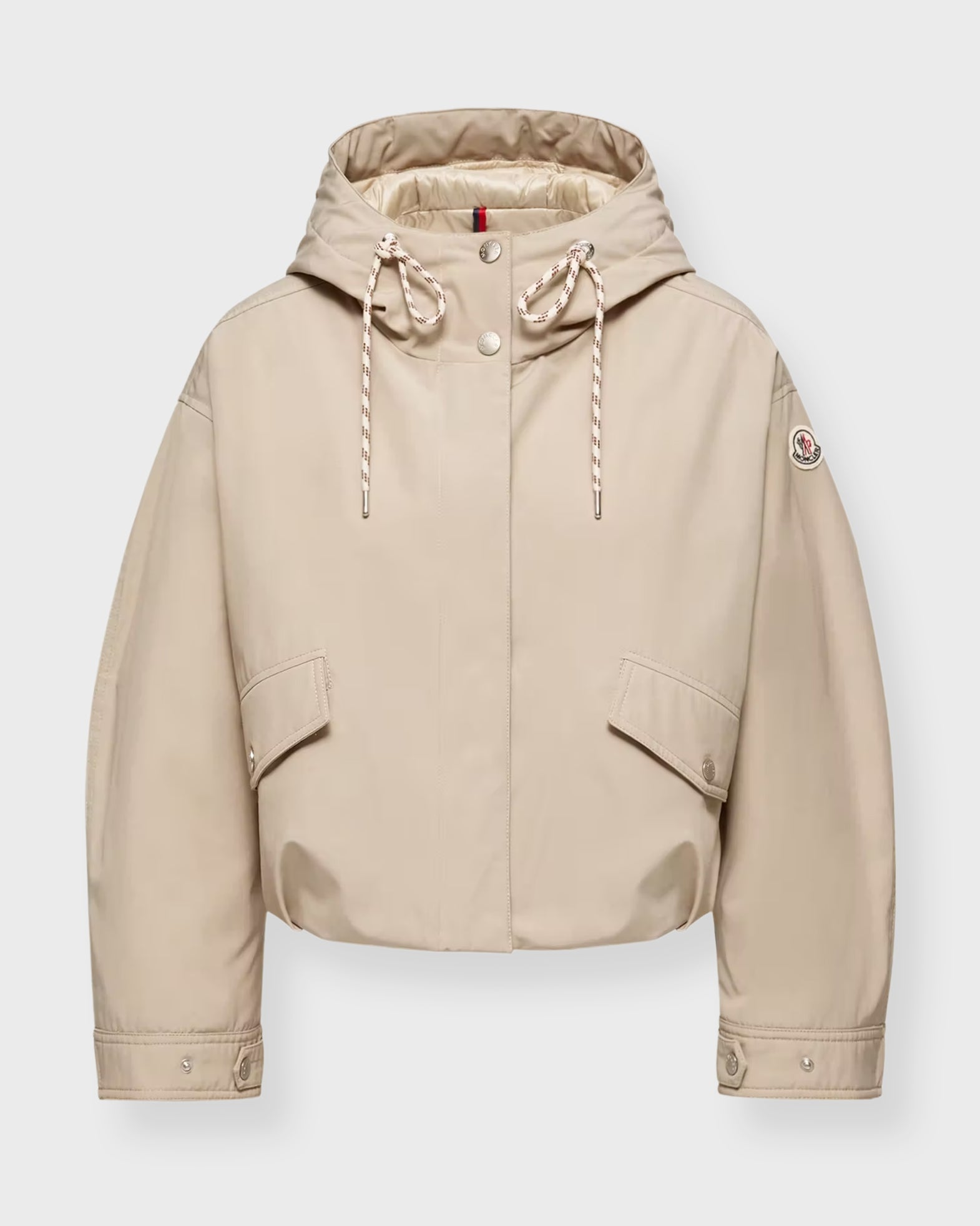 Moncler Jacket Eucalyptus Hooded Short Down Stone MONCLER